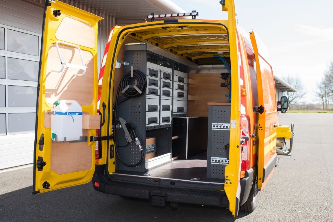 Ways To Increase the Amount of Storage in a Work Van