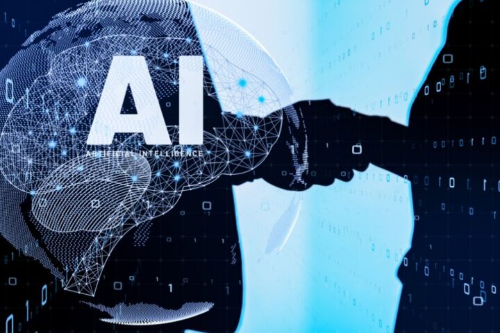 Futuristic Agentic AI assistant managing tasks across devices in 2025