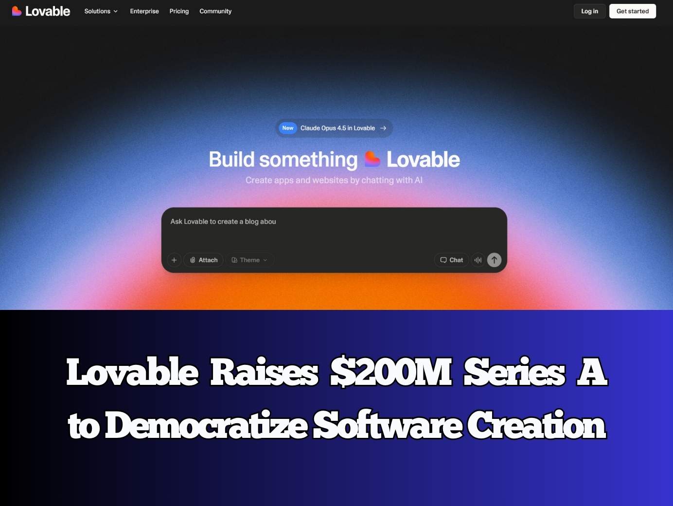 Lovable Raises $200M Series A to Democratize Software Creation
