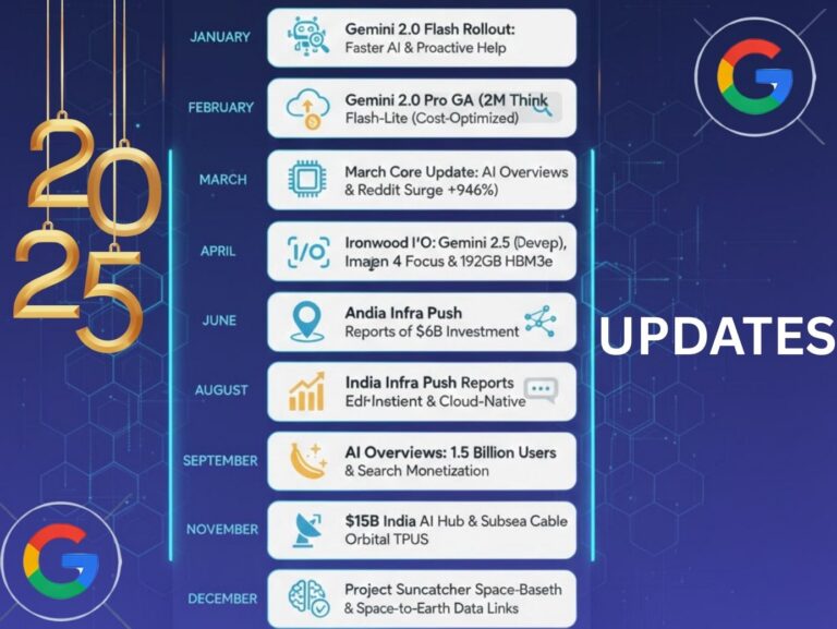 Google 2025 Updates: Month-Wise AI, Cloud & Workspace