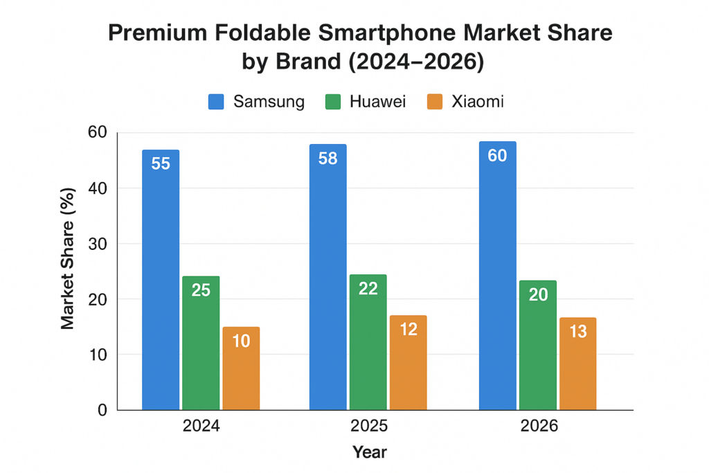 Samsung Galaxy Z Tri-Fold 2025- market share of samsung 