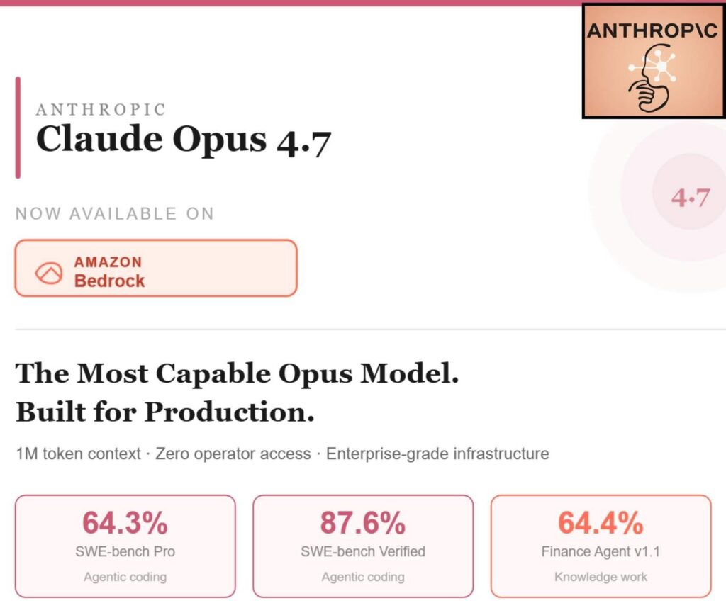 Claude Opus 4.7 on Amazon Bedrock
