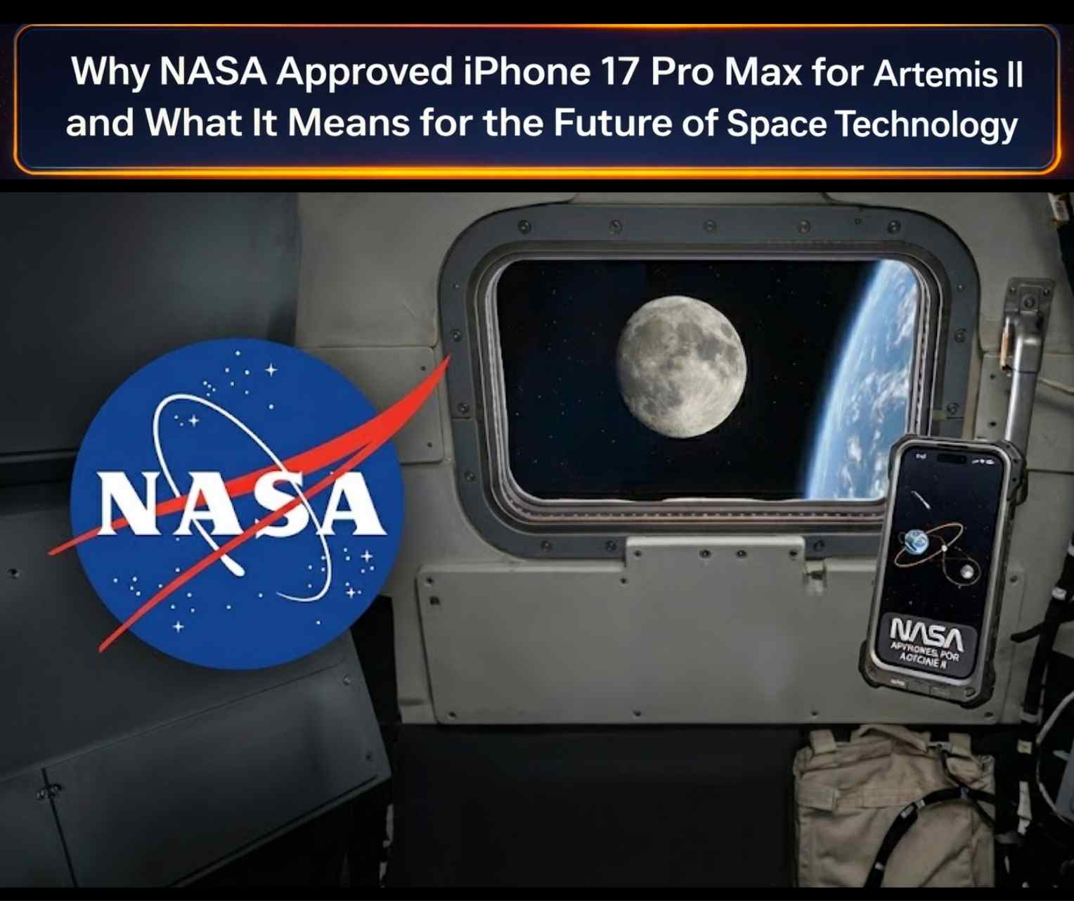 NASA Approves iPhone 17 Pro Max for Artemis II