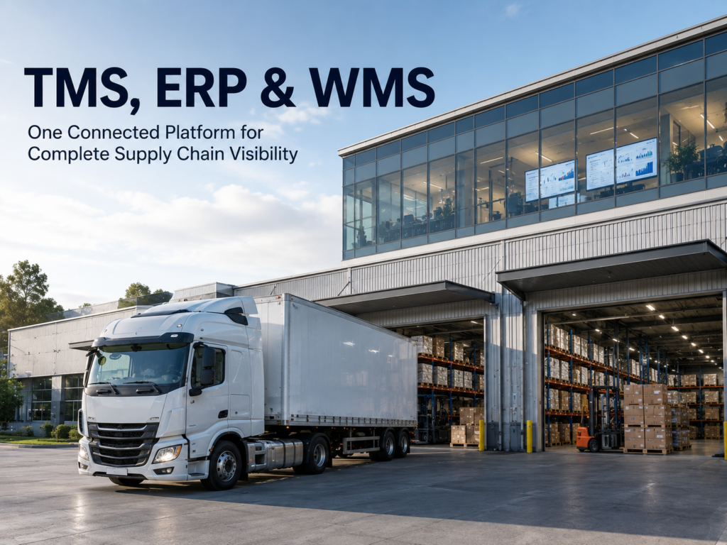TMS vs ERP vs WMS: Why Growing Businesses Need All Three — And One Platform to Connect Them
