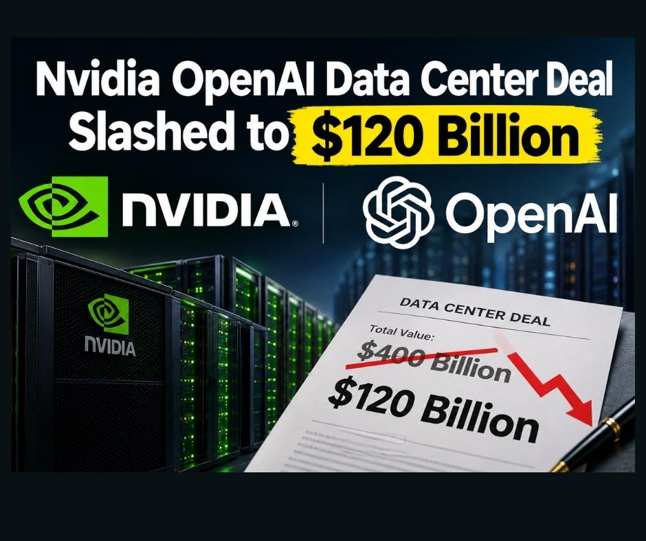 Nvidia OpenAI Data Center Deal Slashed to $120 Billion