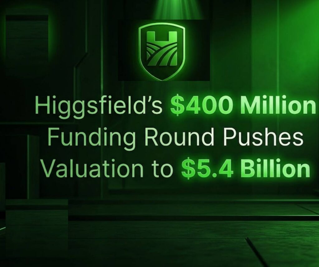 Higgsfield $400 Million Funding Round Pushes Valuation to $5.4 Billion