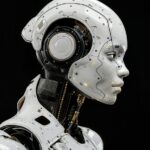Humanoid robot representing Tesla Optimus production in Fremont