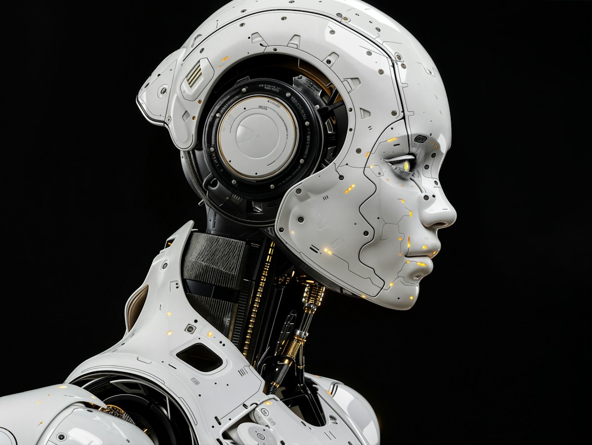 Humanoid robot representing Tesla Optimus production in Fremont